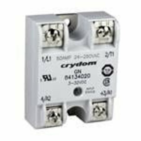 CRYDOM Solid State Relays - Industrial Mount Gn Ip00 Ssr, 25A/240Vac, Ac In, Rn 84134211
